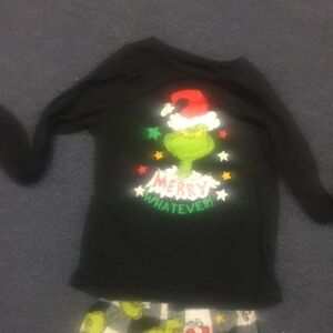 Kids Grinch Christmas Pajama set
